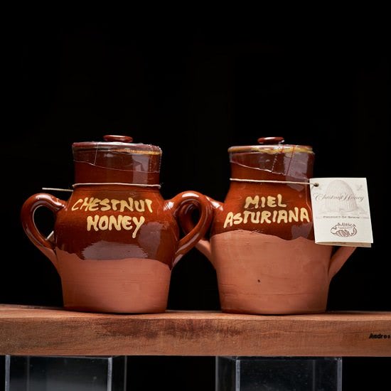 Chestnut Honey in Ceramic Crock Mitica® - 1