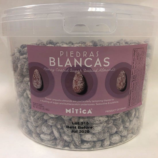 Piedras Blancas Mitica® (Largueta Almonds with Sugar and Honey) - 2