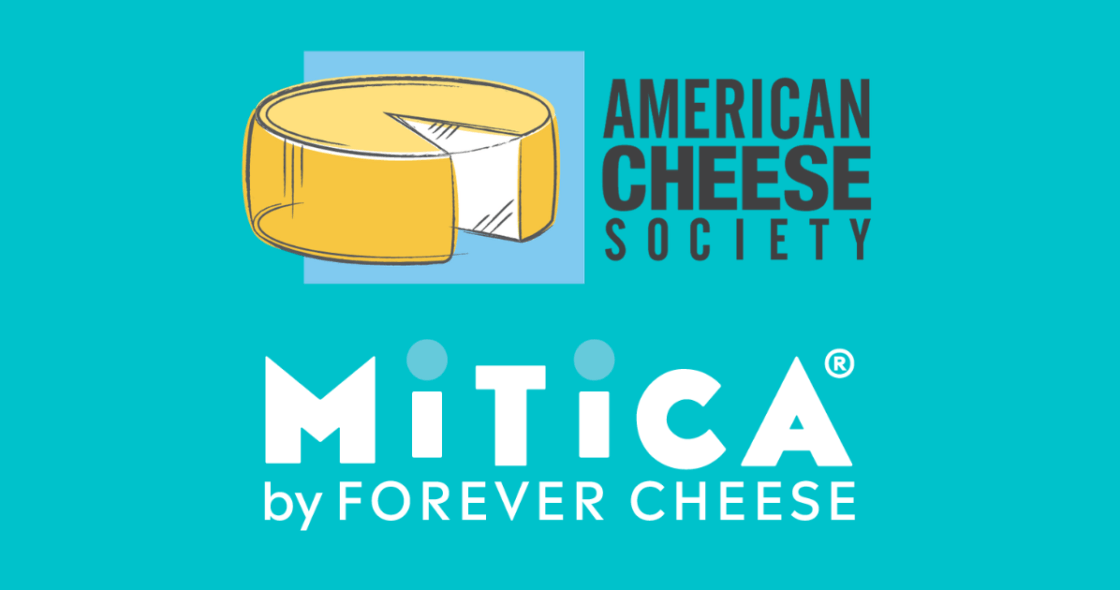 ACS logo over the Mitica by Forever Cheese logo