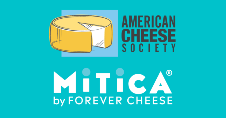 ACS logo over the Mitica by Forever Cheese logo