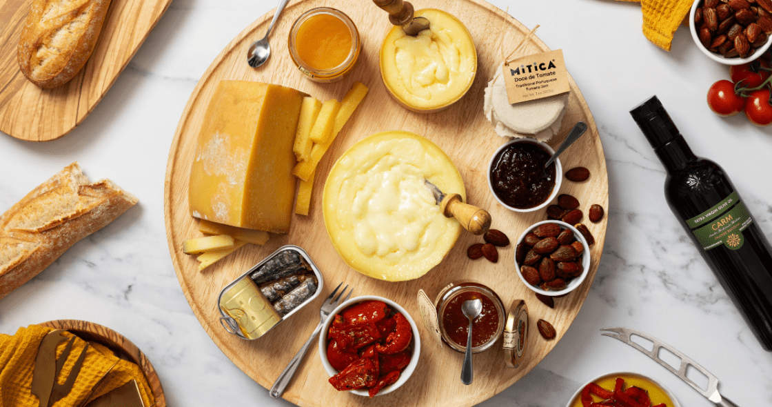 Portuguese cheese board