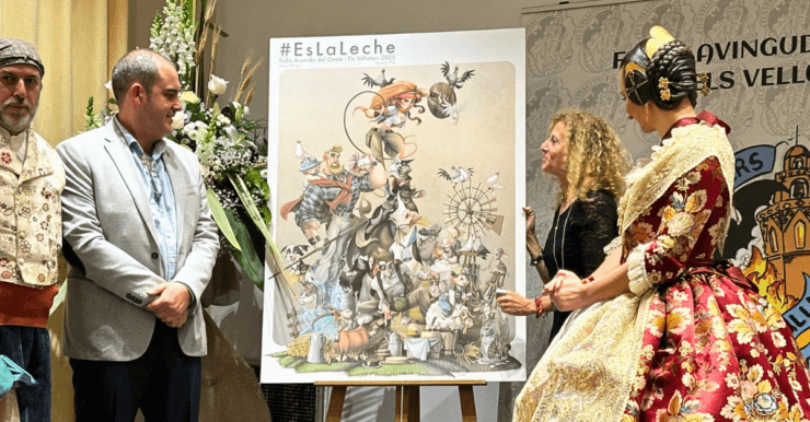 Unveiling the Es La Leche falla design